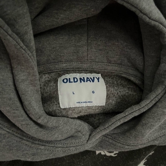 Old navy Large Gray Hoodie Good for comfort - Picture 2 of 2